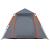 Cort camping cupolă 4 persoane, gri/portocaliu, setare rapidă GartenMobel Dekor