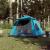 Cort de camping cupolă 5 persoane, setare rapidă, albastru GartenMobel Dekor