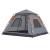 Cort camping cupolă 5 persoane, gri/portocaliu, setare rapidă GartenMobel Dekor