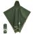 Poncho de ploaie cu glugă, design 2 în 1, verde, 223x145 cm GartenMobel Dekor