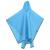 Poncho de ploaie cu glugă, design 2 în 1, albastru, 223x145 cm GartenMobel Dekor