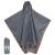 Poncho ploaie cu glugă design 2 în 1 gri/portocaliu 223x145 cm GartenMobel Dekor