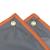 Poncho ploaie cu glugă design 2 în 1 gri/portocaliu 223x145 cm GartenMobel Dekor