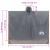 Poncho ploaie cu glugă design 2 în 1 gri/portocaliu 223x145 cm GartenMobel Dekor