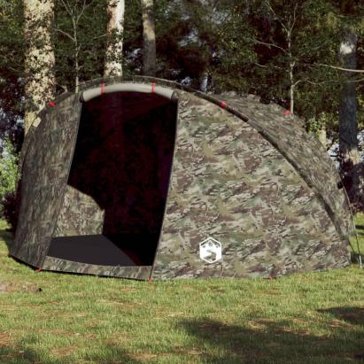 Cort de pescuit pentru 5 persoane, camuflaj, impermeabil GartenMobel Dekor