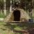 Cort de pescuit pentru 4 persoane, camuflaj, setare rapidă GartenMobel Dekor