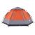 Cort camping cabană 4 persoane gri/portocaliu setare rapidă GartenMobel Dekor