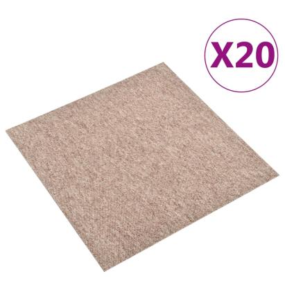 Plăci de pardoseală, 20 buc., bej, 50 x 50 cm, 5 m² GartenMobel Dekor