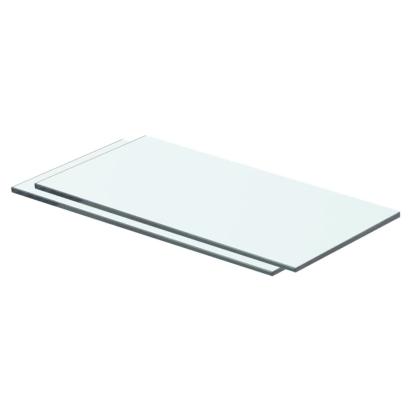 Rafturi, 2 buc., 40 x 15 cm, panouri sticlă transparentă GartenMobel Dekor