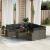 Set canapele de grădină, 9 piese, cu perne, gri, poliratan GartenMobel Dekor