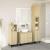 Set mobilier de baie, 3 piese, stejar sonoma, lemn prelucrat GartenMobel Dekor
