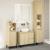 Set mobilier de baie, 3 piese, stejar sonoma, lemn prelucrat GartenMobel Dekor