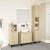 Set mobilier de baie, 3 piese, stejar sonoma, lemn prelucrat GartenMobel Dekor