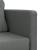Canapea extensibilă 2 în 1, gri închis, 112x174x55 cm, textil GartenMobel Dekor