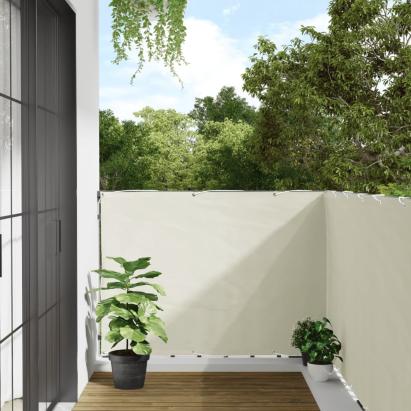 Paravan de grădină, alb, 600x120 cm, PVC GartenMobel Dekor
