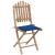 Set mobilier de exterior pliabil, cu perne, 5 piese, bambus GartenMobel Dekor