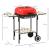 Gratar gradina cu carbuni, grill dreptunghiular, cu roti, capac, rafturi, 43 cm, 98x49x81 cm GartenVIP DiyLine