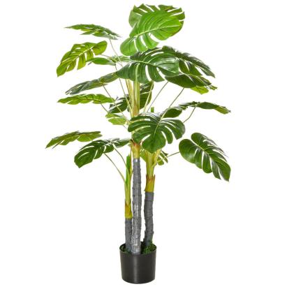 Planta artificiala, monstera cu ghiveci, verde, 120 cm GartenVIP DiyLine