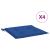 Perne scaune grădină 4 buc. albastru 40x40x3 cm țesătură Oxford GartenMobel Dekor