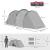 Cort camping, 2 persoane, impermeabil, cu vestibul, gri, 426x206x154 cm GartenVIP DiyLine