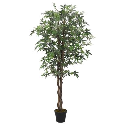 Arbore de arțar artificial 504 de frunze 150 cm verde GartenMobel Dekor