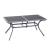 Set mobilier gradina/terasa, aluminiu, blat sticla, negru si argintiu, 1 masa, 6 scaune, Ash GartenVIP DiyLine