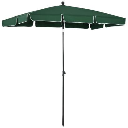 Umbrela gradina/terasa, cu inclinatie, stalp aluminiu, verde, 198x130x245 cm GartenVIP DiyLine