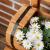 Jardiniera decorativa cu suport pentru plante cataratoare, lemn, 2 nivele, tip butoi, 45x45x80 cm GartenVIP DiyLine