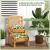 Jardiniera decorativa cu suport pentru plante cataratoare, lemn, 2 nivele, tip butoi, 45x45x80 cm GartenVIP DiyLine