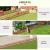 Gard de gradina decorativ, din lemn, maro, set 12 buc, 60x34 cm GartenVIP DiyLine