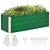 Pat/strat inaltat pentru flori, legume, din otel, verde, cu accesorii, 125x47x40 cm GartenVIP DiyLine