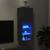 Comodă TV cu lumini LED, negru, 40,5x30x102 cm GartenMobel Dekor