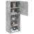 Comodă TV cu lumini LED, gri beton, 40,5x30x102 cm GartenMobel Dekor
