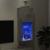 Comodă TV cu lumini LED, gri beton, 40,5x30x102 cm GartenMobel Dekor