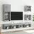 Comodă TV cu lumini LED, gri beton, 40,5x30x102 cm GartenMobel Dekor