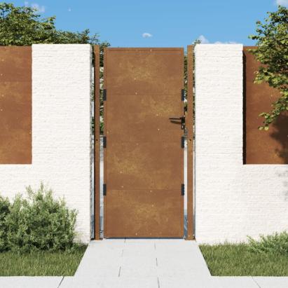 Poartă de grădină, 105x205 cm, oțel corten GartenMobel Dekor