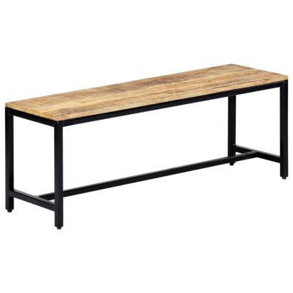 Bancă de bucătărie, 120 cm, lemn masiv de mango nefinisat GartenMobel Dekor