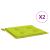 Perne scaune de grădină 2 buc. verde 50x50x3 cm țesătură Oxford GartenMobel Dekor