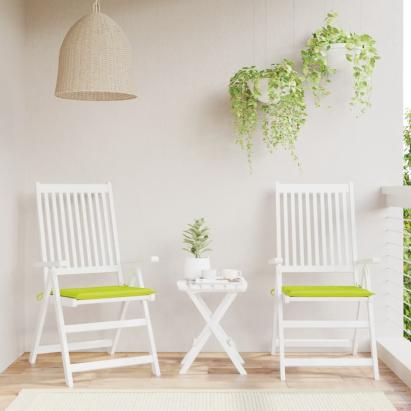 Perne scaune de grădină 2 buc. verde 50x50x3 cm țesătură Oxford GartenMobel Dekor