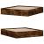 Cadru pat, stejar afumat, 180x200 cm, Super King Size GartenMobel Dekor