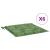 Perne de scaun, model frunze, 6 buc., 40x40x3 cm, textil GartenMobel Dekor