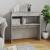 Masă consolă, gri beton, 80x30x80 cm, PAL  GartenMobel Dekor