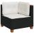 Set canapele de grădină cu perne, 7 piese, negru, poliratan GartenMobel Dekor