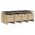 Set mobilier de grădină cu perne, 13 piese, bej, poliratan GartenMobel Dekor