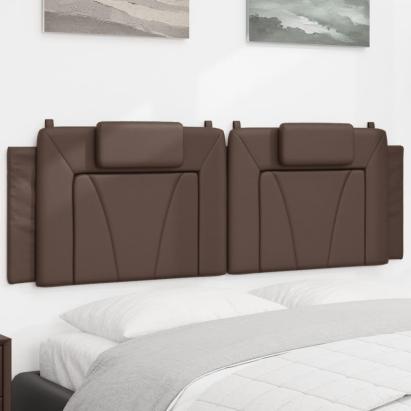 Pernă pentru tăblie pat, maro, 160 cm, piele artificială GartenMobel Dekor