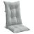 Perne scaun cu spătar înalt 2 buc. melanj gri 120x50x7cm textil GartenMobel Dekor