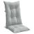 Perne scaun cu spătar înalt 6 buc. melanj gri 120x50x7cm textil GartenMobel Dekor