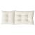 Perne scaun spătar înalt, 2 buc. melanj crem 120x50x7 cm textil GartenMobel Dekor