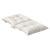 Perne scaun cu spătar scund 4buc. melanj crem 100x50x7cm textil GartenMobel Dekor