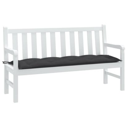 Pernă bancă de grădină, melanj antracit, 150x50x7 cm, textil GartenMobel Dekor